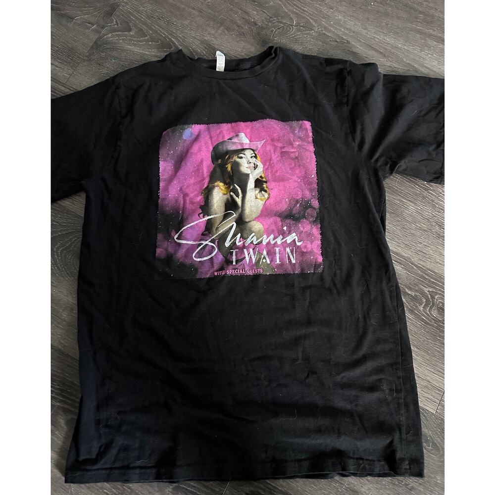 Shania Twain Queen of Me Tour 2023 Black T Shirt Adult XL Country Music